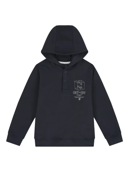 Bluza z kapturem dziecięca Hackett niebieska
