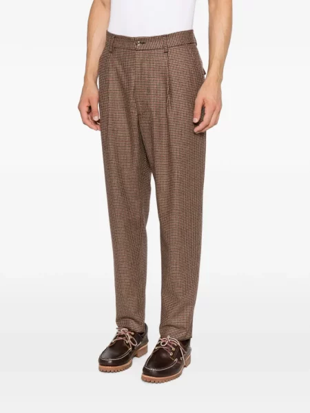 Pantaloni Eleventy cu model pepito maro