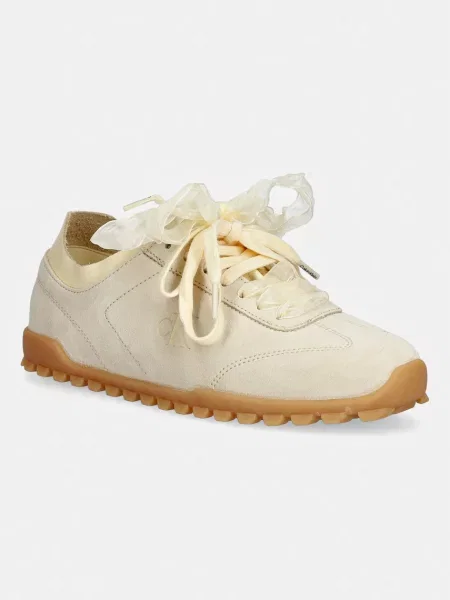 Calvin Klein LOW PROFILE RUN MG SUE DB LACES sneakers boty žluté