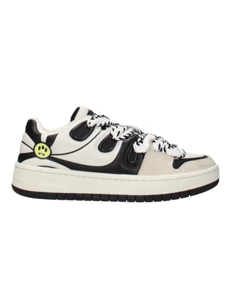 Sneakersy Barrow skórzane beżowe
