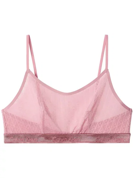 Bez podstave bralette Calvin Klein Jeans ljubičasta