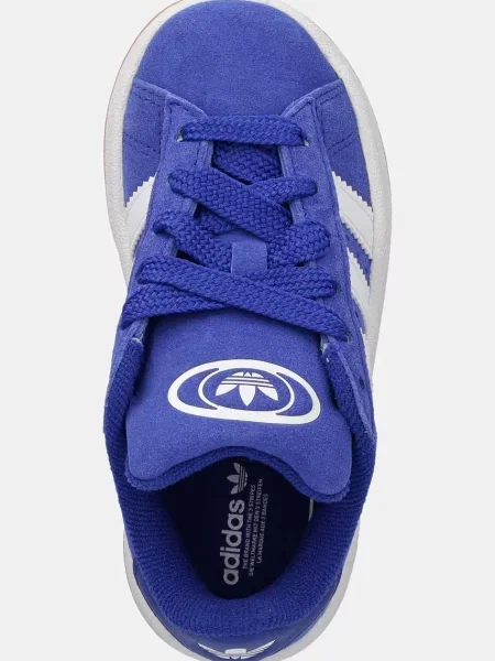 Adidas Originals Велурени маратонки CAMPUS синьо