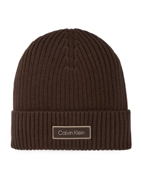 Calvin Klein czapka brązowa