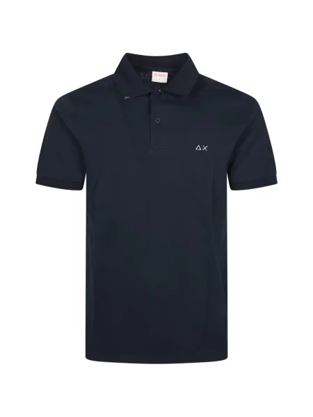 Gulerat tricou polo Sun68 albastru