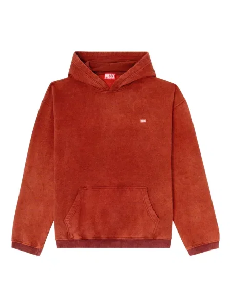 Majica s kapuljačom Diesel smeđa