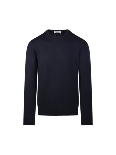 Sweter Roberto Collina niebieski