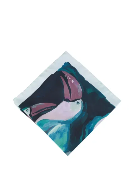 Шал Eton с принт зелено