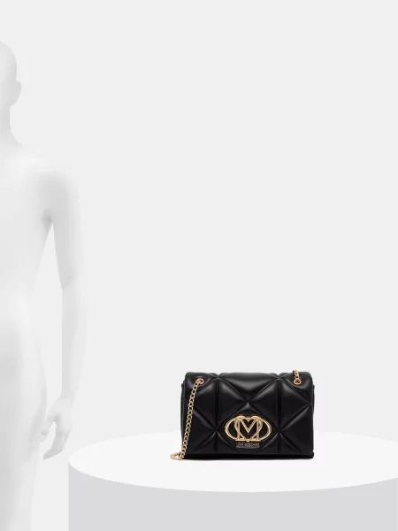 Кожаная сумка Love Moschino