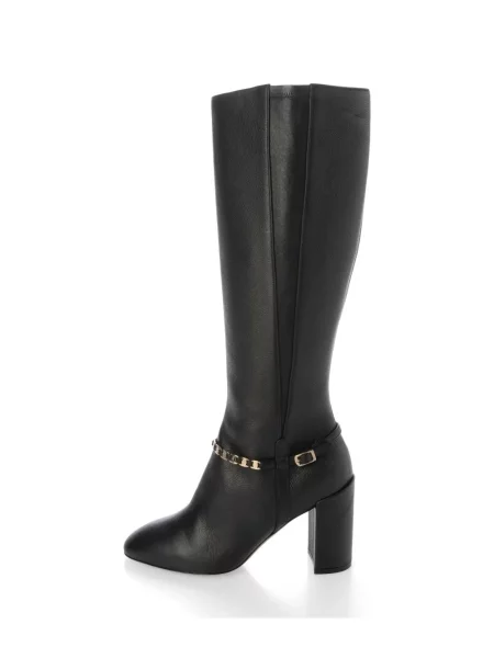 Botine Ferragamo cu bretele negru