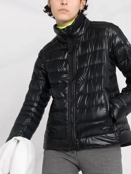 Pikowana kurtka puchowa Canada Goose czarna