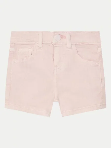 Guess Шорти з тканини рожевий