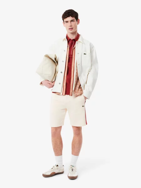 Шорты Lacoste белые