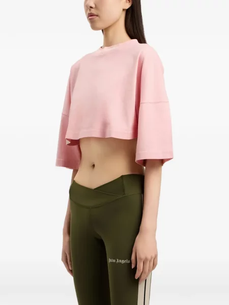 Cropp tricou Palm Angels cu imagine roz