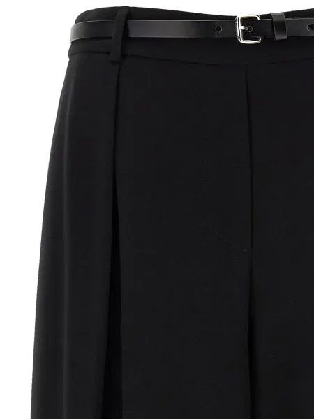 Cu centură pantaloni palazzo P.a.r.o.s.h. negru