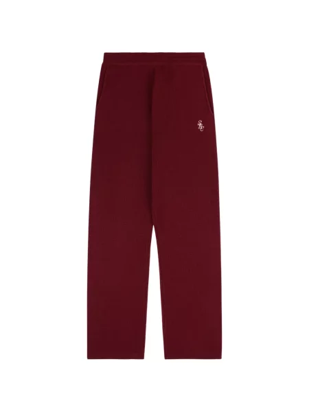 Pantaloni Sporty & Rich cu autograf roșu