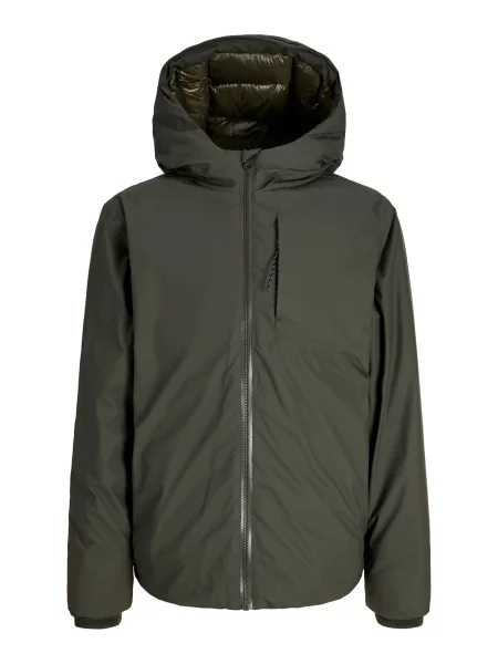 Jack & Jones Junior Geacă de primăvară-toamnă JCOCLUB metalic gri