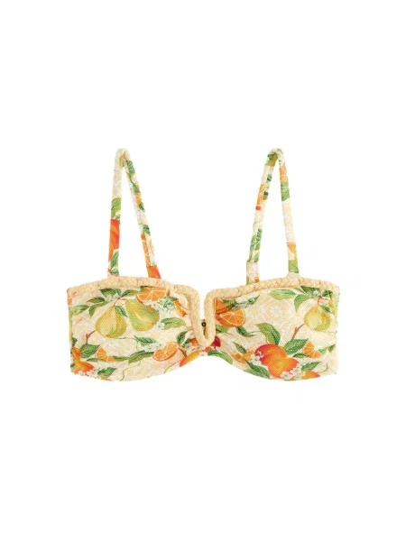 B by Ted Baker Bikini zgornji del Fruit rumena / zelena / oranžna bela