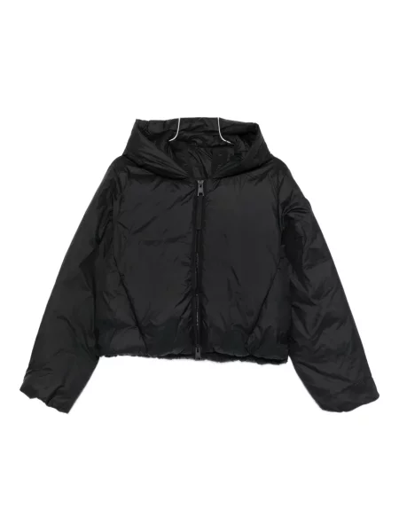 Geacă cu puf Canada Goose cu glugă negru