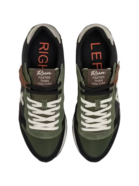 Pantofi Sun68 verde