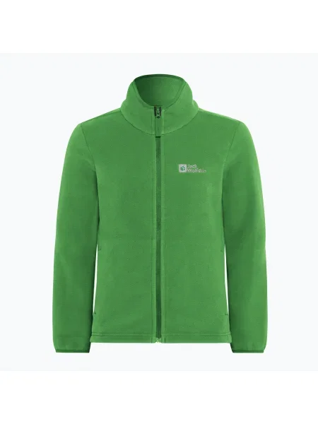 Gyermek polár pulóver Jack Wolfskin Taunus mystic green. Méret: zöld