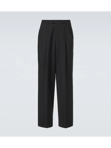 Pantaloni Givenchy de lână negru