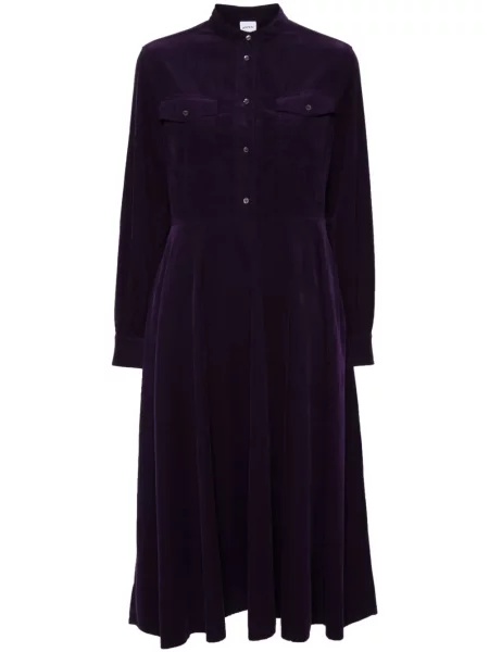 Rochie Aspesi de catifea cord de costum violet