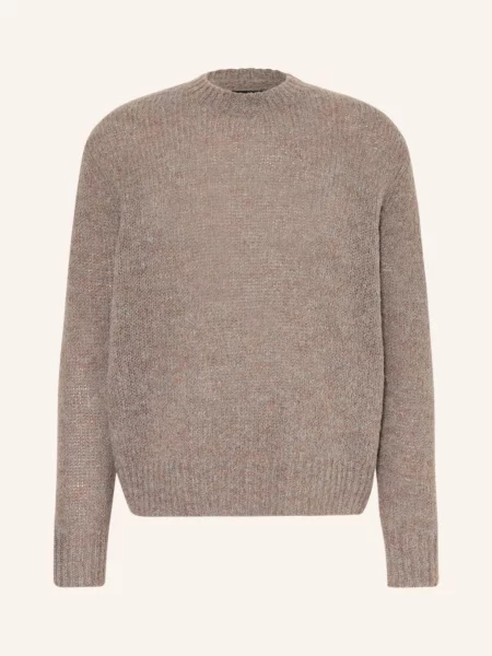 Allsaints Svetr Saku S Alpakou černošedá