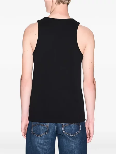 Cămașă Armani Exchange cu broderie negru