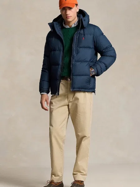 Пуховик Polo Ralph Lauren синий