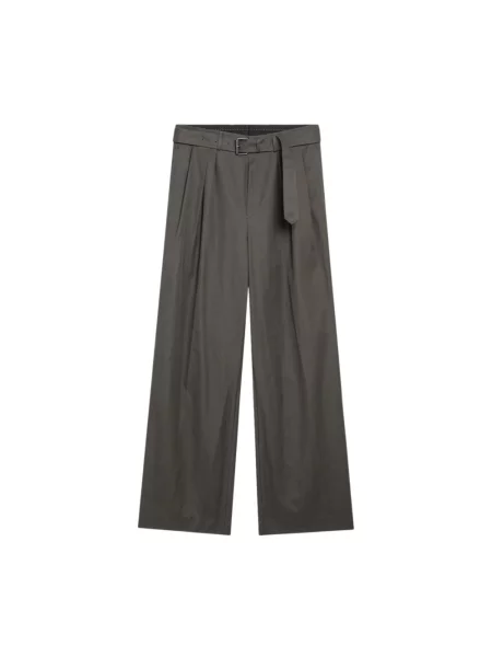 Spodnie Dries Van Noten wełniane brązowe