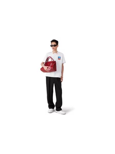 Tricou Casablanca cu gradient cu autograf alb