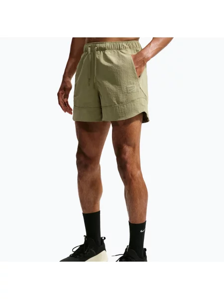 Pantaloni scurți de antrenament pentru bărbați Nike N.A.C. dusty olive/dusty olive măslin
