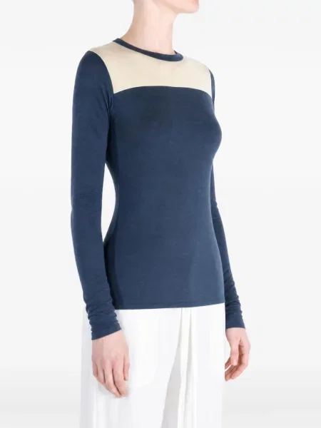 Lung tricou Auralee albastru