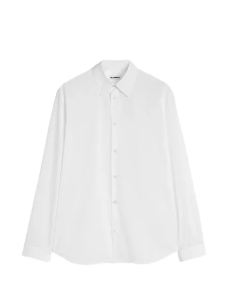 Cămașă Jil Sander din poplin alb