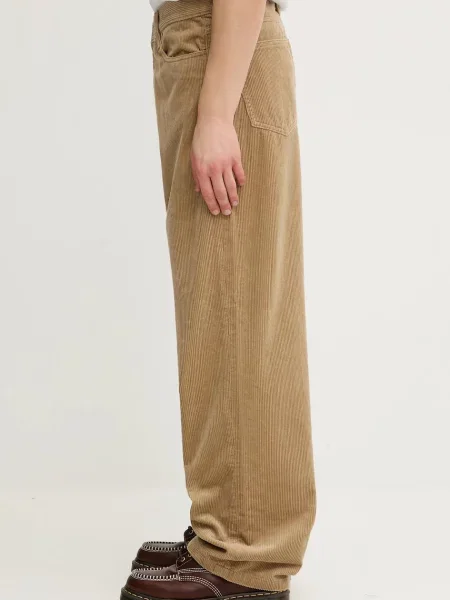 Carhartt WIP pantaloni de Landon Pant drept bej