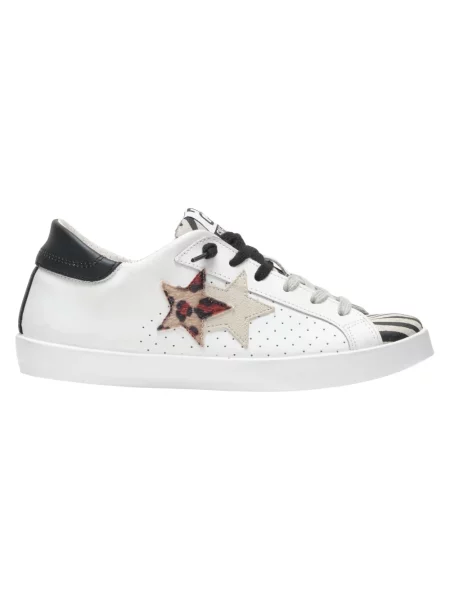 Sneakersy 2star skórzane białe