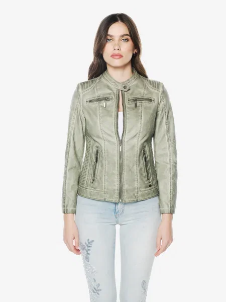 KOROSHI Geacă de primăvară-toamnă kaki