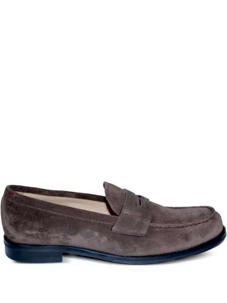 Szarvasbőr loafer Kiton barna