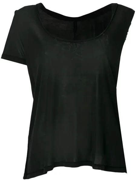 Top Unravel Project asymetryczny z dekoltem w kształcie litery U czarny