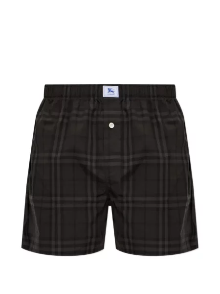 Pantaloni scurți Burberry în carouri negru