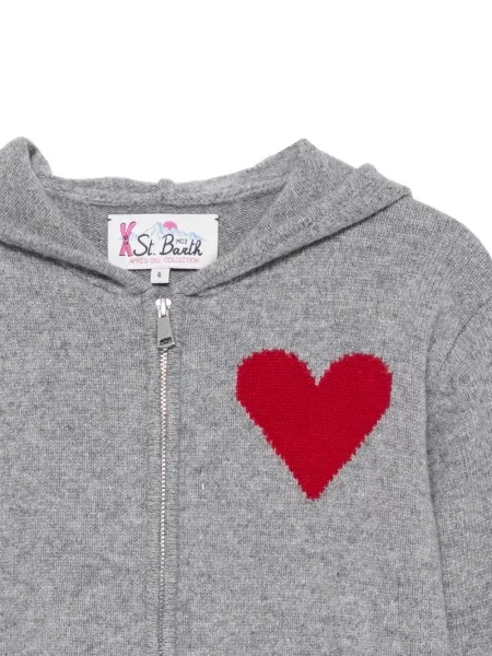 Bluza z kapturem dziecięca Mc2 Saint Barth szara