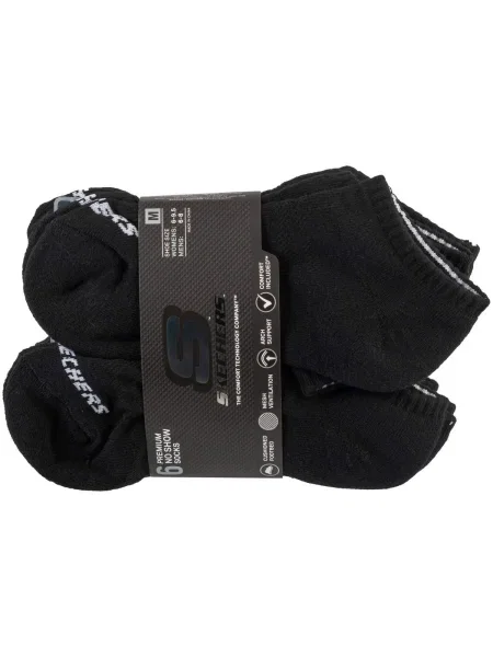 Froté ponožky Skechers čierna