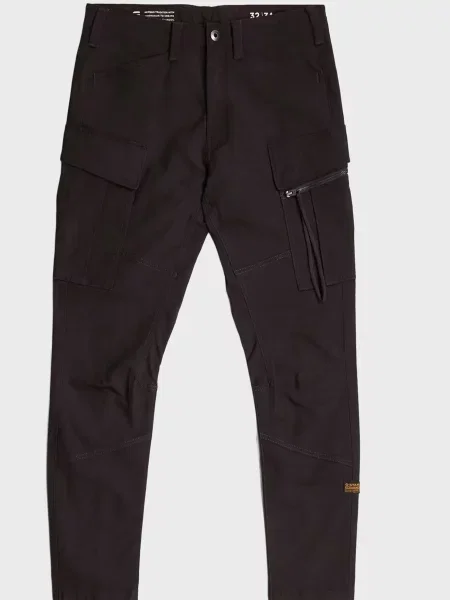 Брюки карго G-star Raw скинни черные