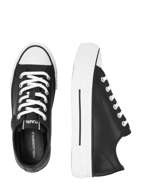 Sneakerși Karl Lagerfeld din piele negru