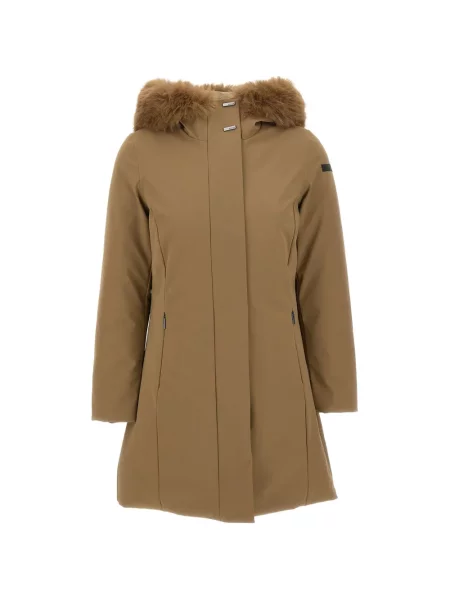 Garnitură de blană geacă parka Rrd cu blană maro