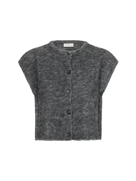 Sweter Kaffe wełniany szary