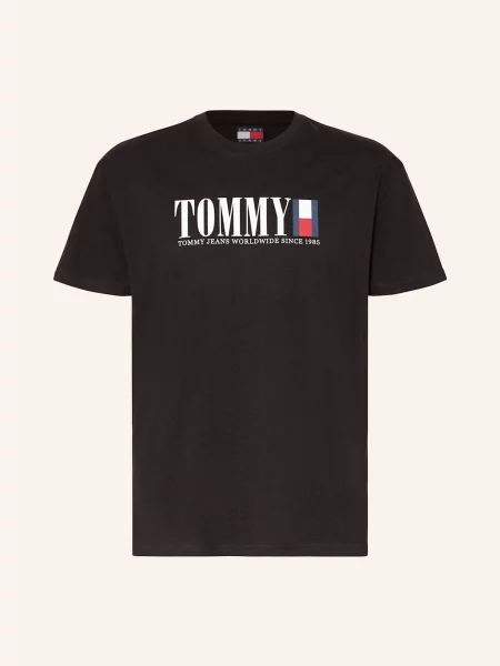 Polo Tommy Jeans czarne