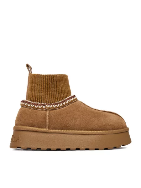 Дутики Badura коричневые