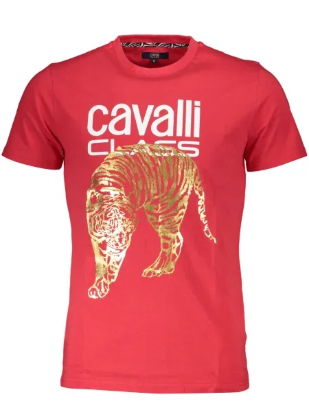 Tricou Cavalli Class scurt roșu