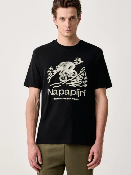 Napapijri T-shirt Cabin czarna